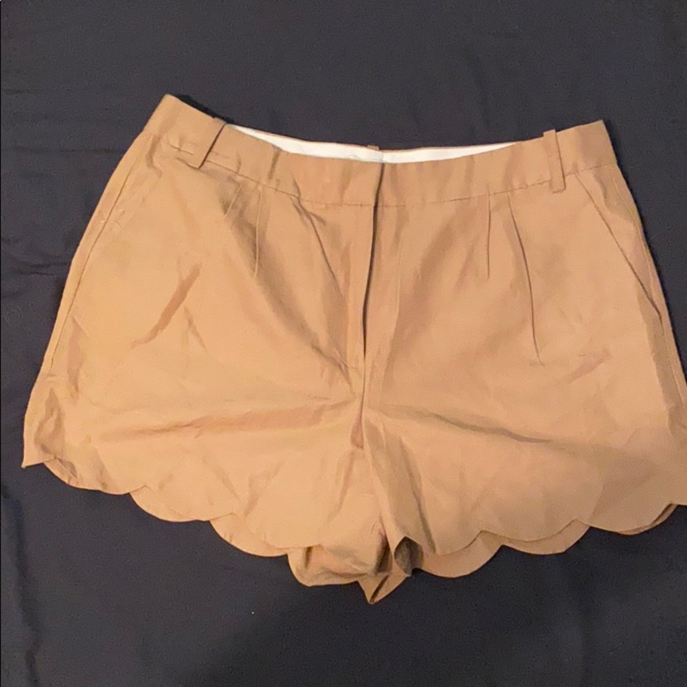 J.Crew Scalloped shorts